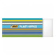 Witte plastic gum Bic formaat 60 x 21 x 11 mm